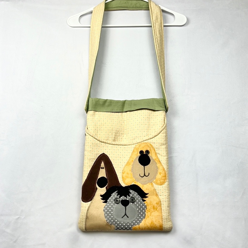 Cute Handmade Fabric Doggie Bag Purse 👜 🐶